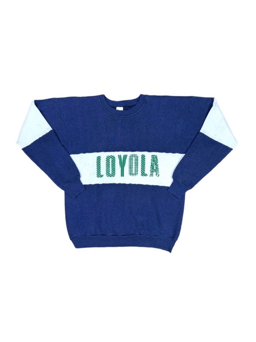 Vintage 80’s Velva Sheen Loyola University College Crew Neck - Size XL